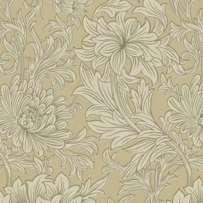 Chrysanthemum Toile Ivory/Gold