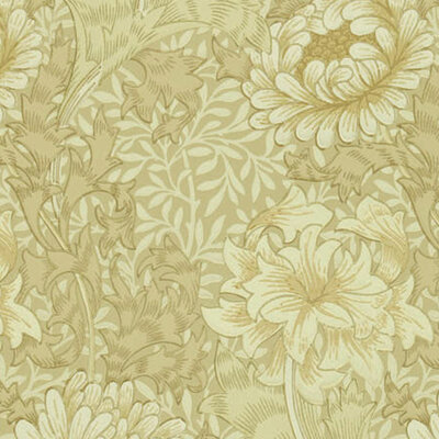 Chrysanthemum Ivory/Canvas