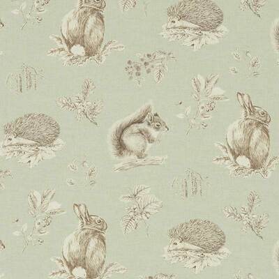 Squirrel & Hedgehog Seaspray/Charcoal