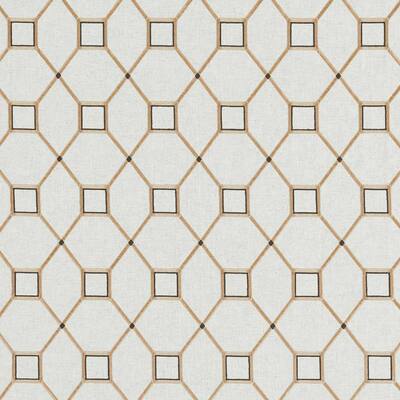 Baroque Trellis Charcoal/Gold