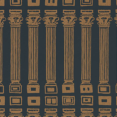 Columns Vine Black Antique Gold